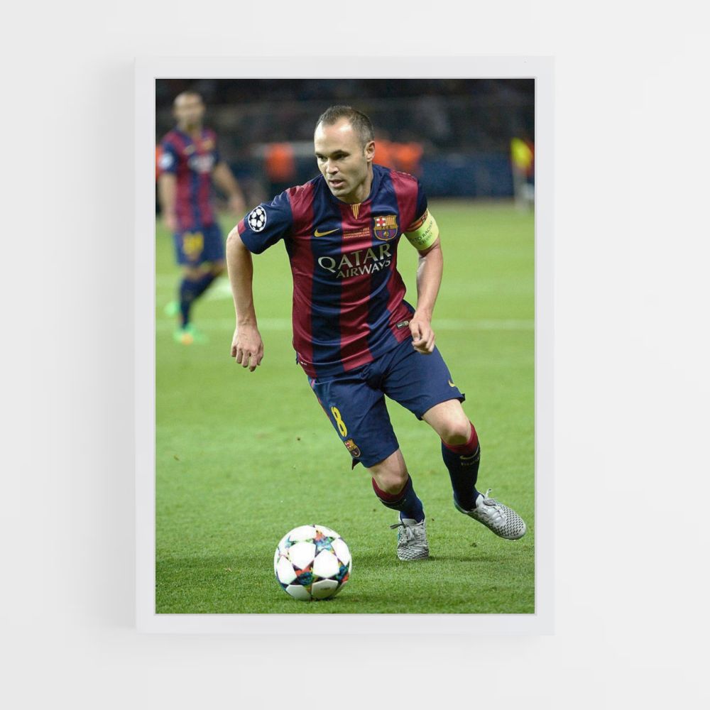 Affiche Andrés Iniesta Bal