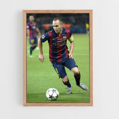 Affiche Andrés Iniesta Bal