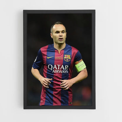 Affiche Andrés Iniesta Barcelona