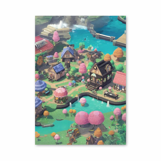 Poster Village Animal Crossing