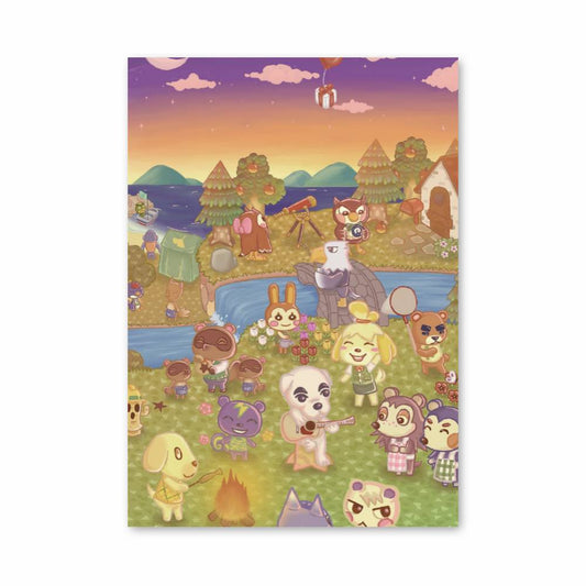 Poster Animal Crossing Dessin