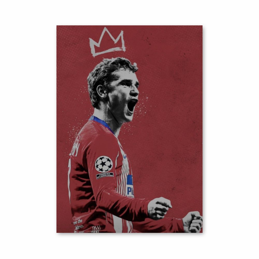 Affiche Antoine Griezmann Koning