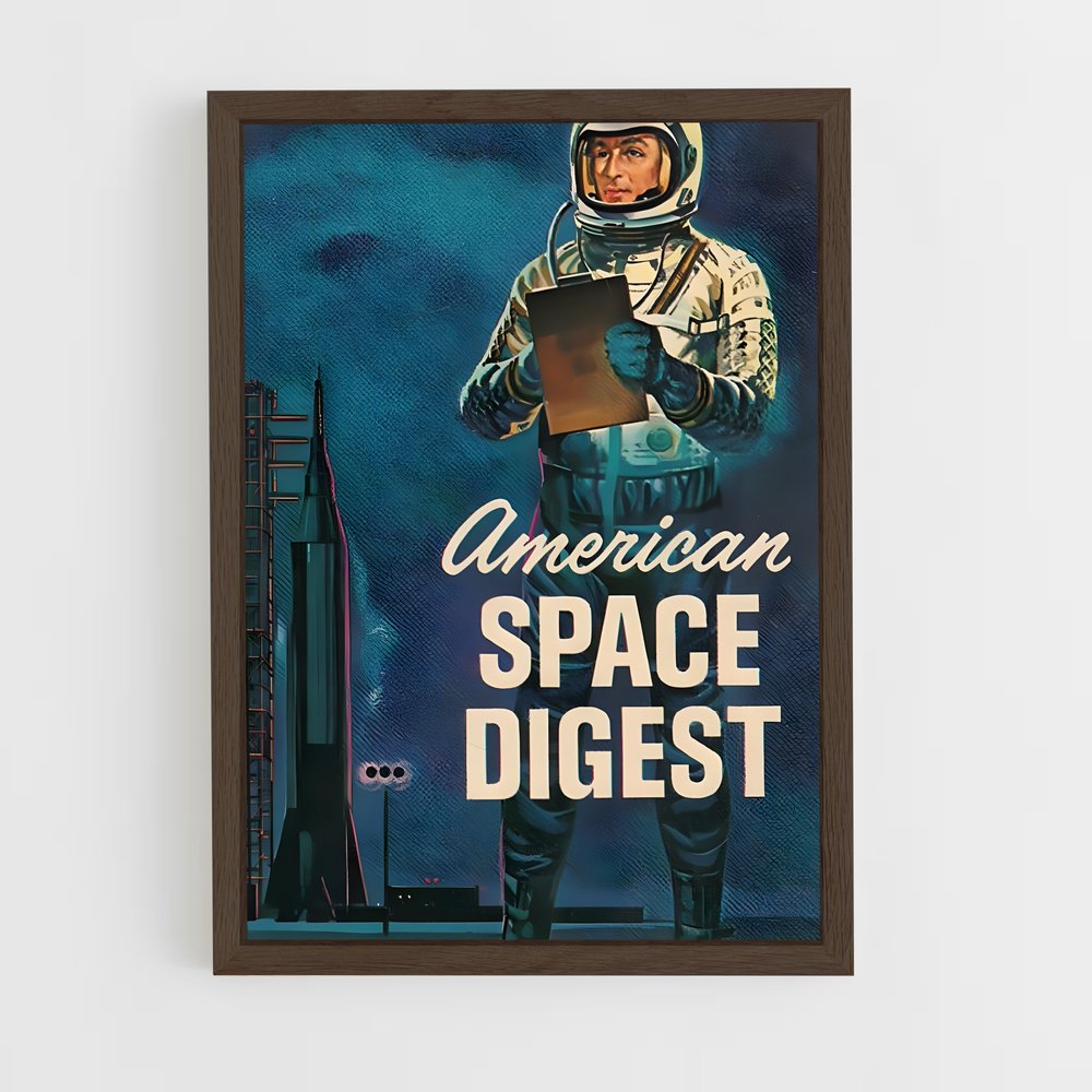 ap-1960s space-2 cadre Bois foncé