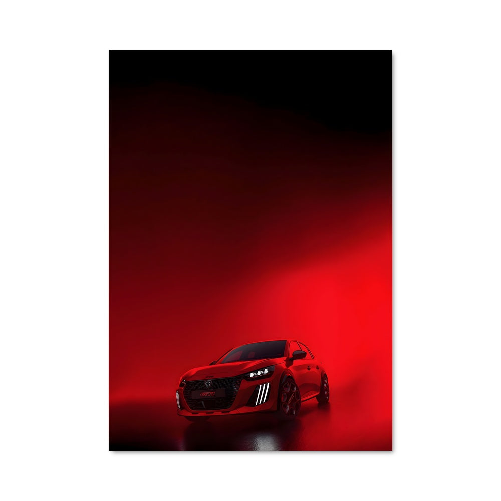 Poster 208 gti 79126