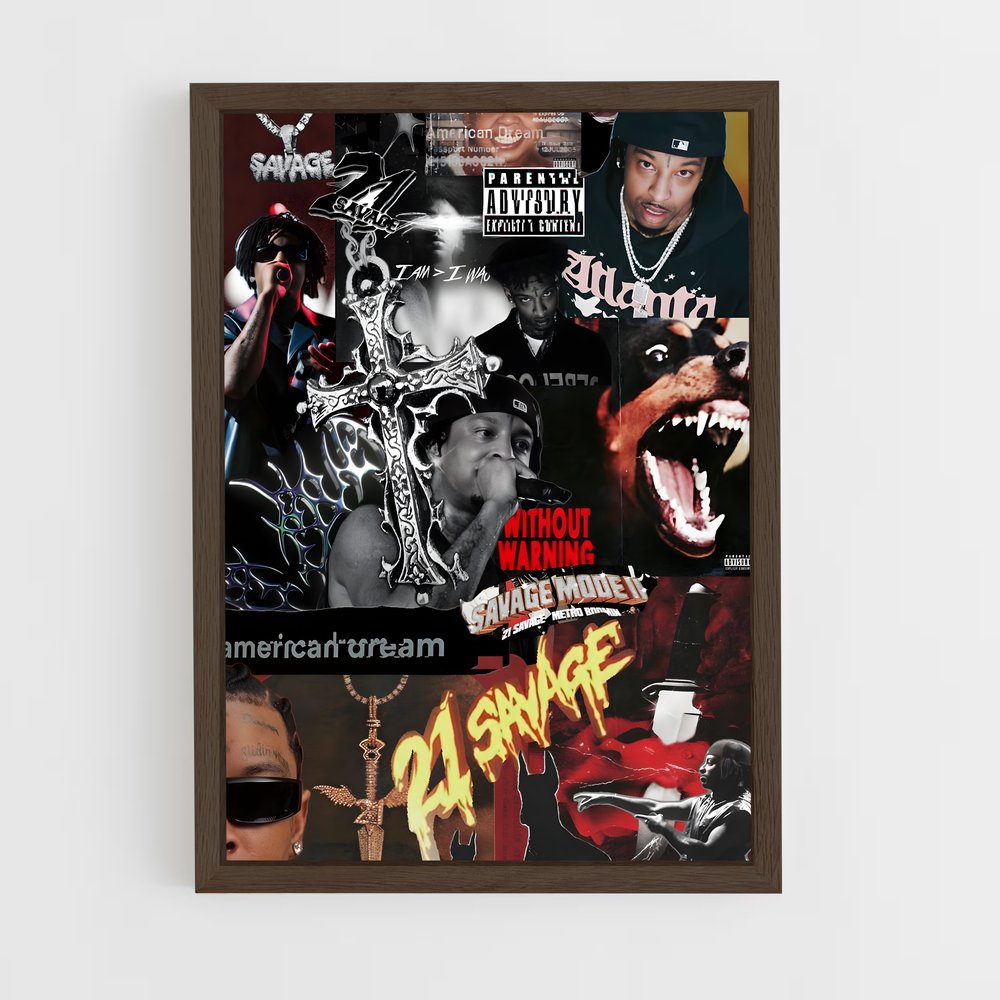 ap-21 savage-7 cadre Bois foncé