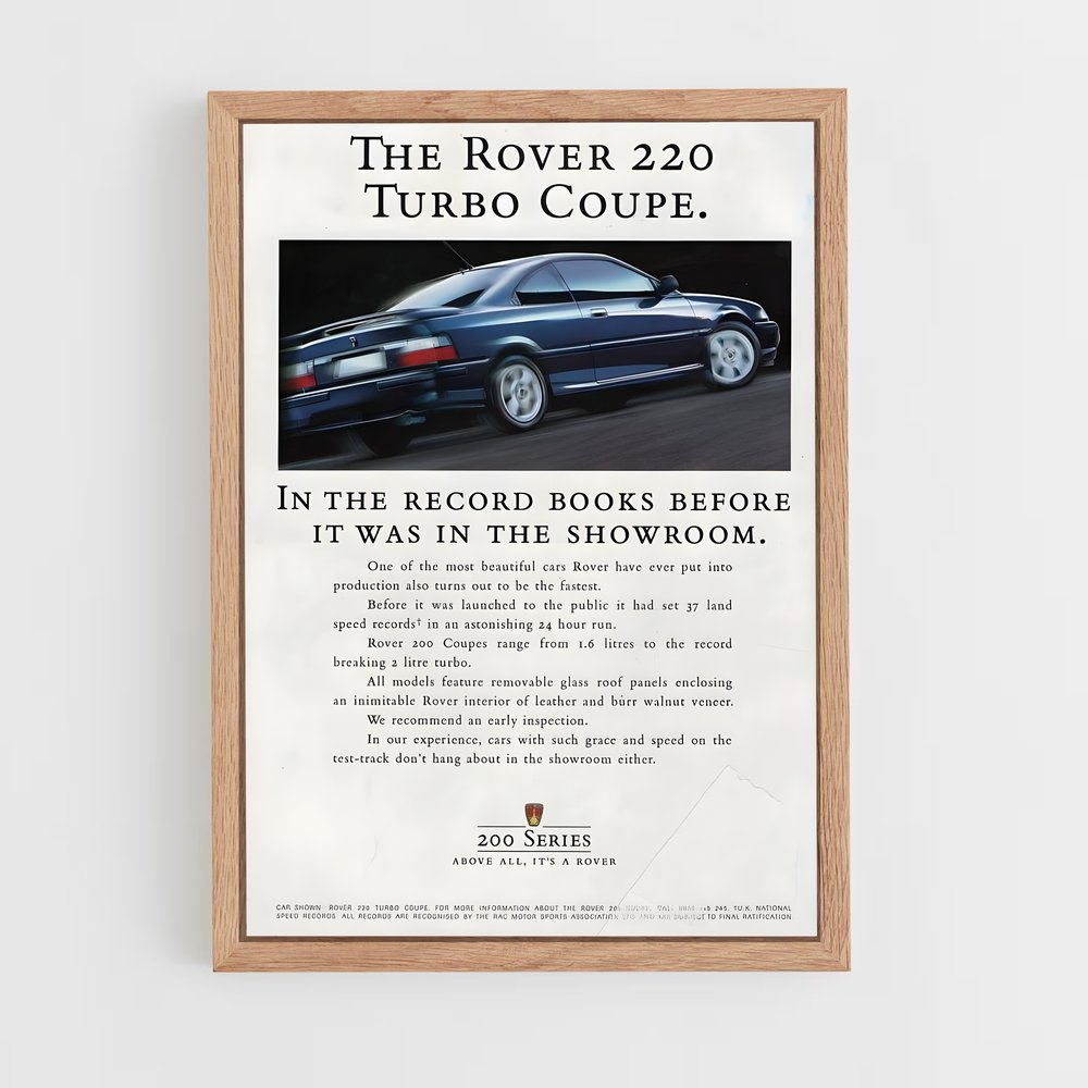 ap-220 turbo coupe-2 cadre Bois clair
