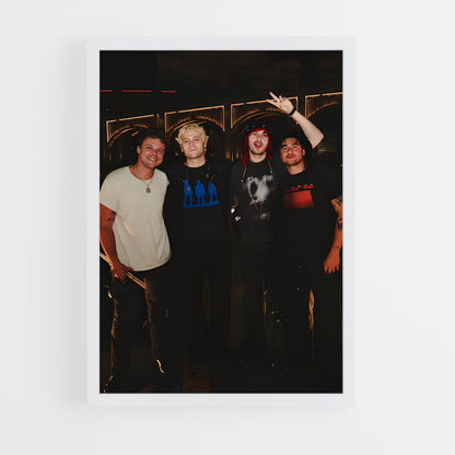 ap-5 seconds of summer-1 cadre Blanc