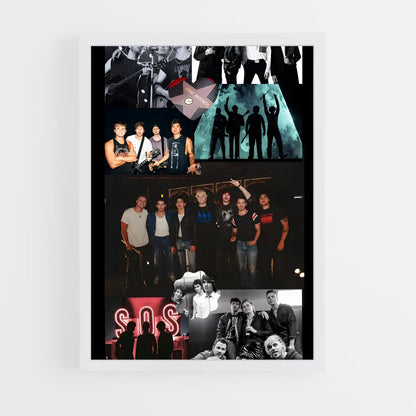 ap-5 seconds of summer-3 cadre Blanc