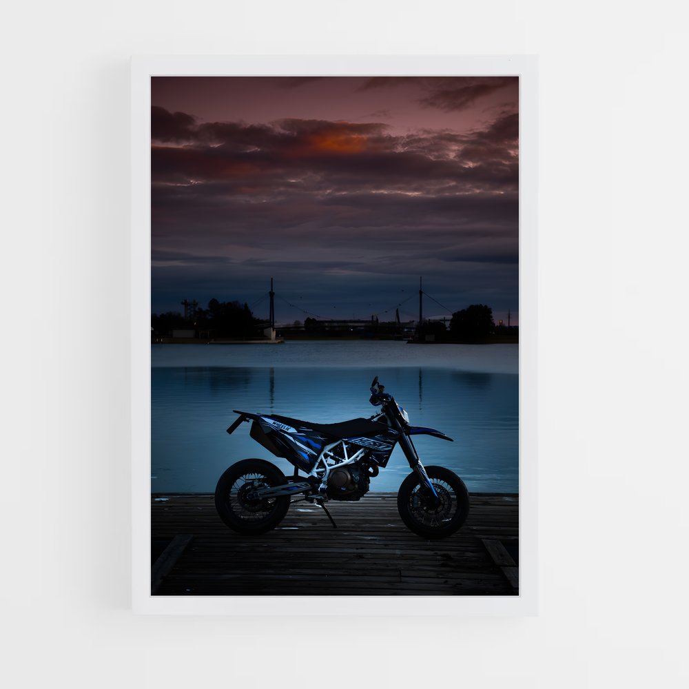 ap-701 supermoto-4 cadre Blanc