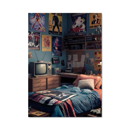 Poster Chambre Rétro