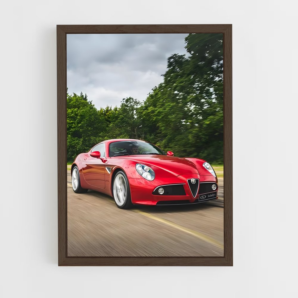 ap-8c competizione-4 cadre Bois foncé