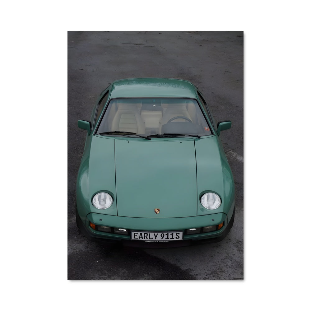 Poster Porsche Émeraude