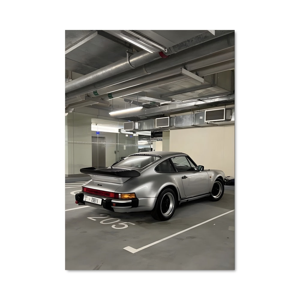 Poster Garagiste Mystérieux