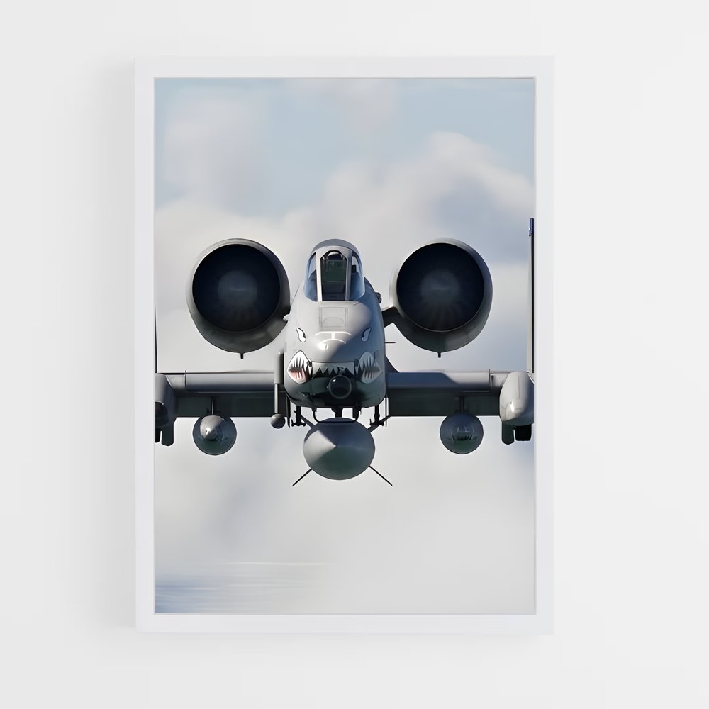 ap-a-10 warthog-7 cadre Blanc