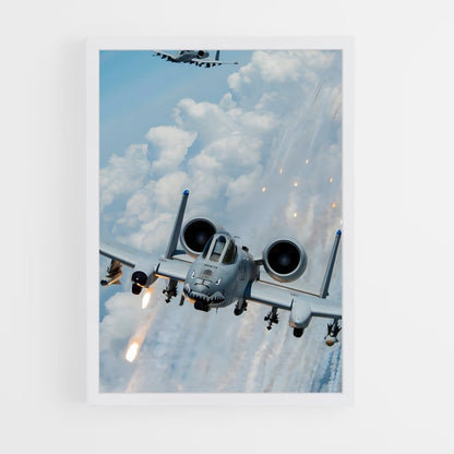 ap-a-10 warthog-8 cadre Blanc