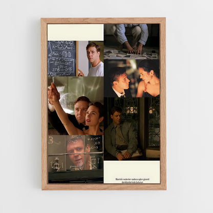 ap-a beautiful mind-2 cadre Bois clair