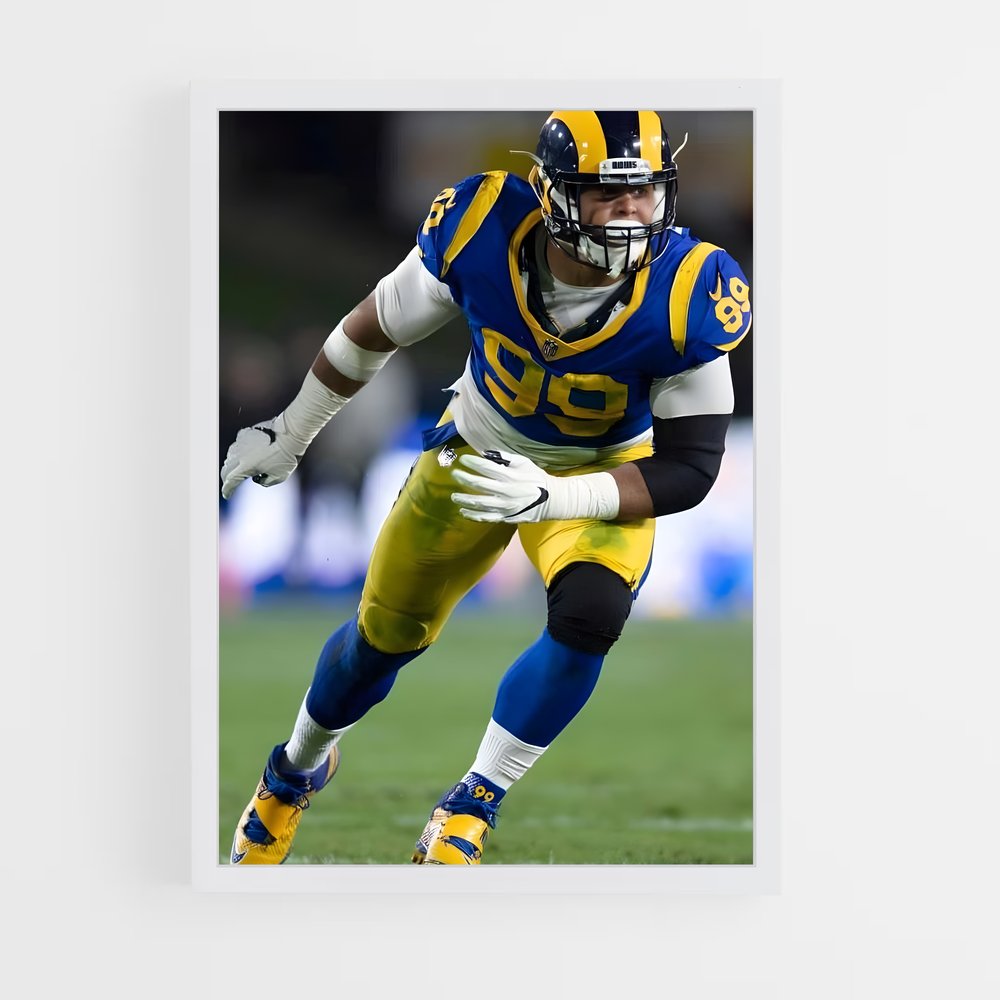 ap-aaron donald-2 cadre Blanc
