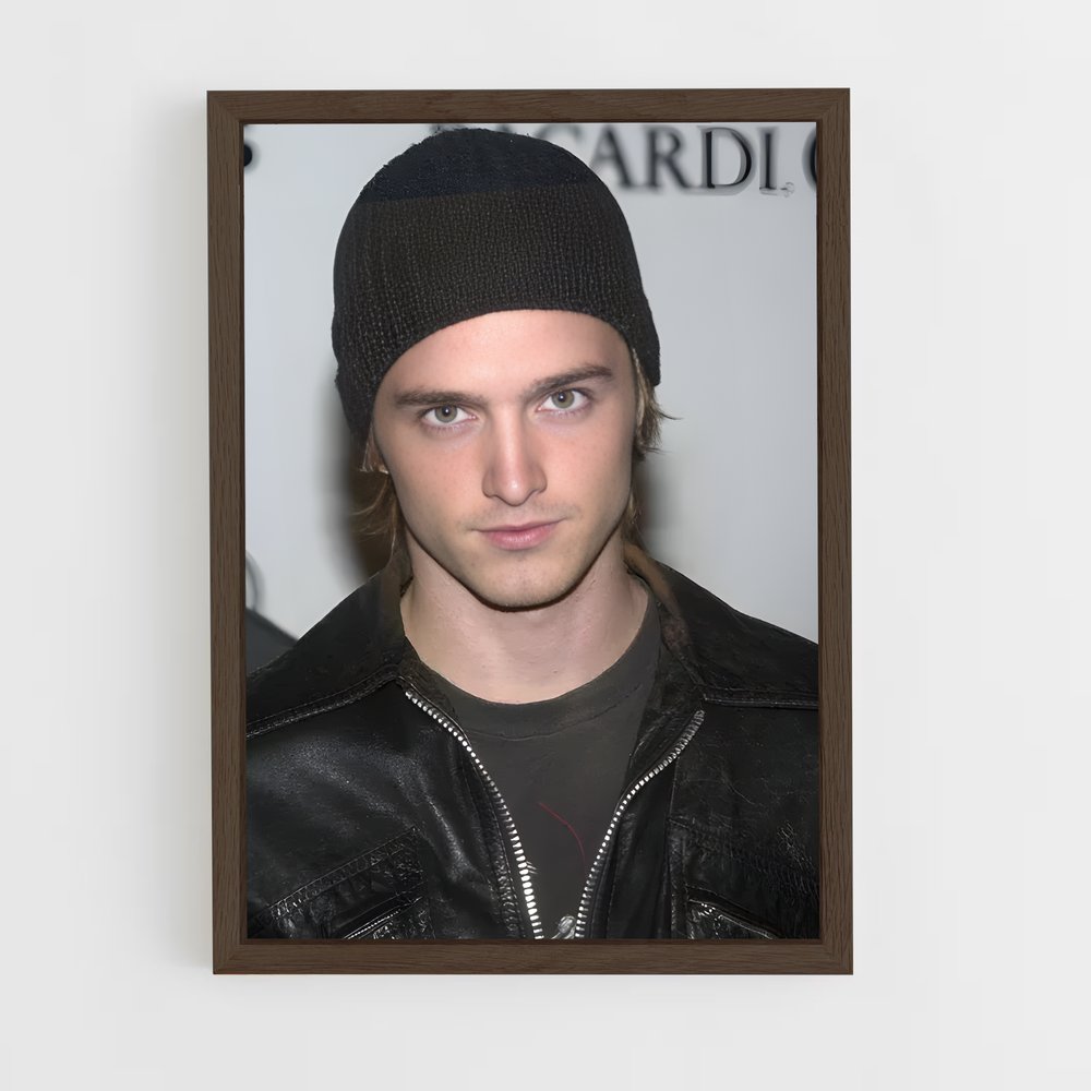ap-aaron paul-2 cadre Bois foncé