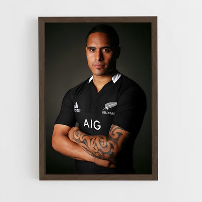 ap-aaron smith-7 cadre Bois foncé