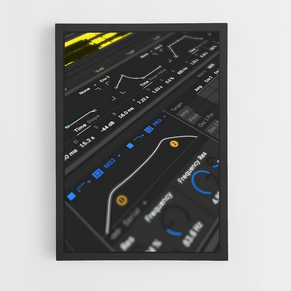 ap-ableton live-1 cadre Noir