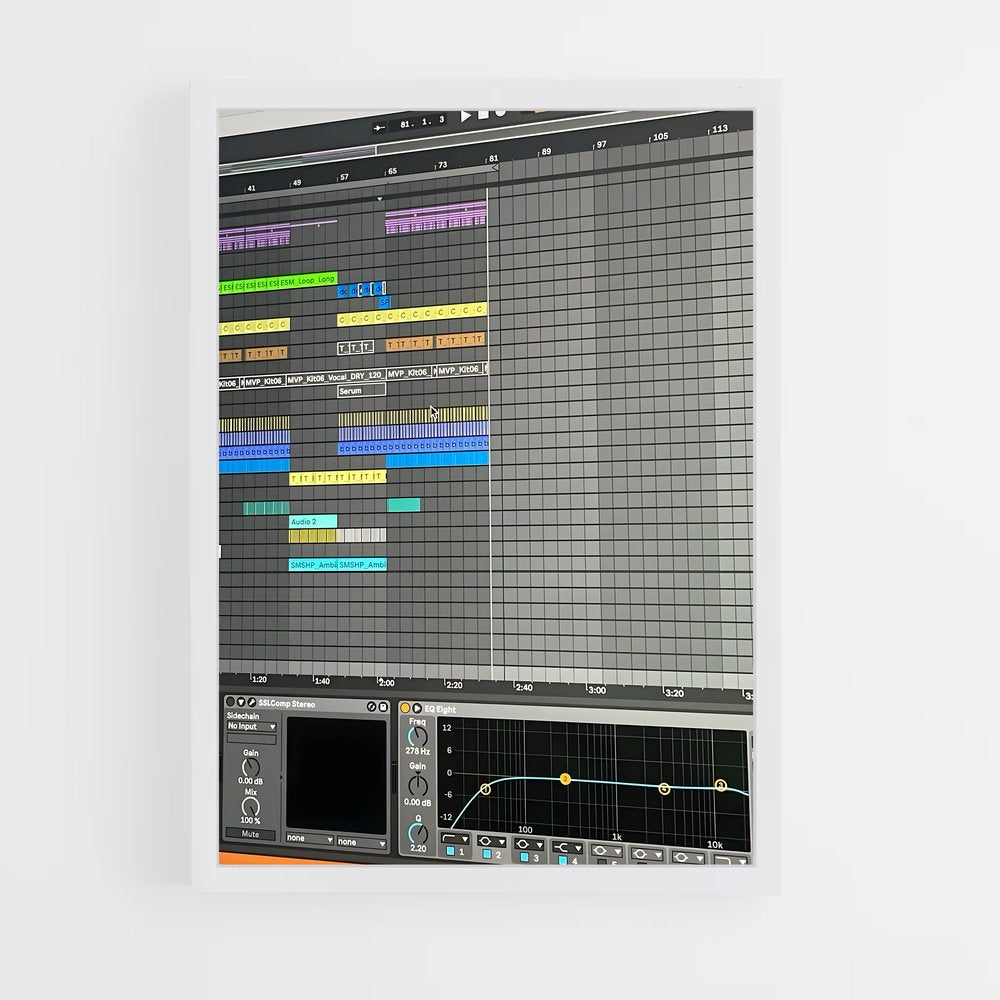 ap-ableton live-4 cadre Blanc
