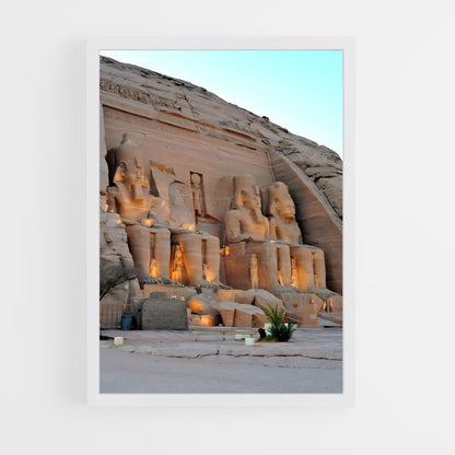 ap-abu simbel temples-1 cadre Blanc