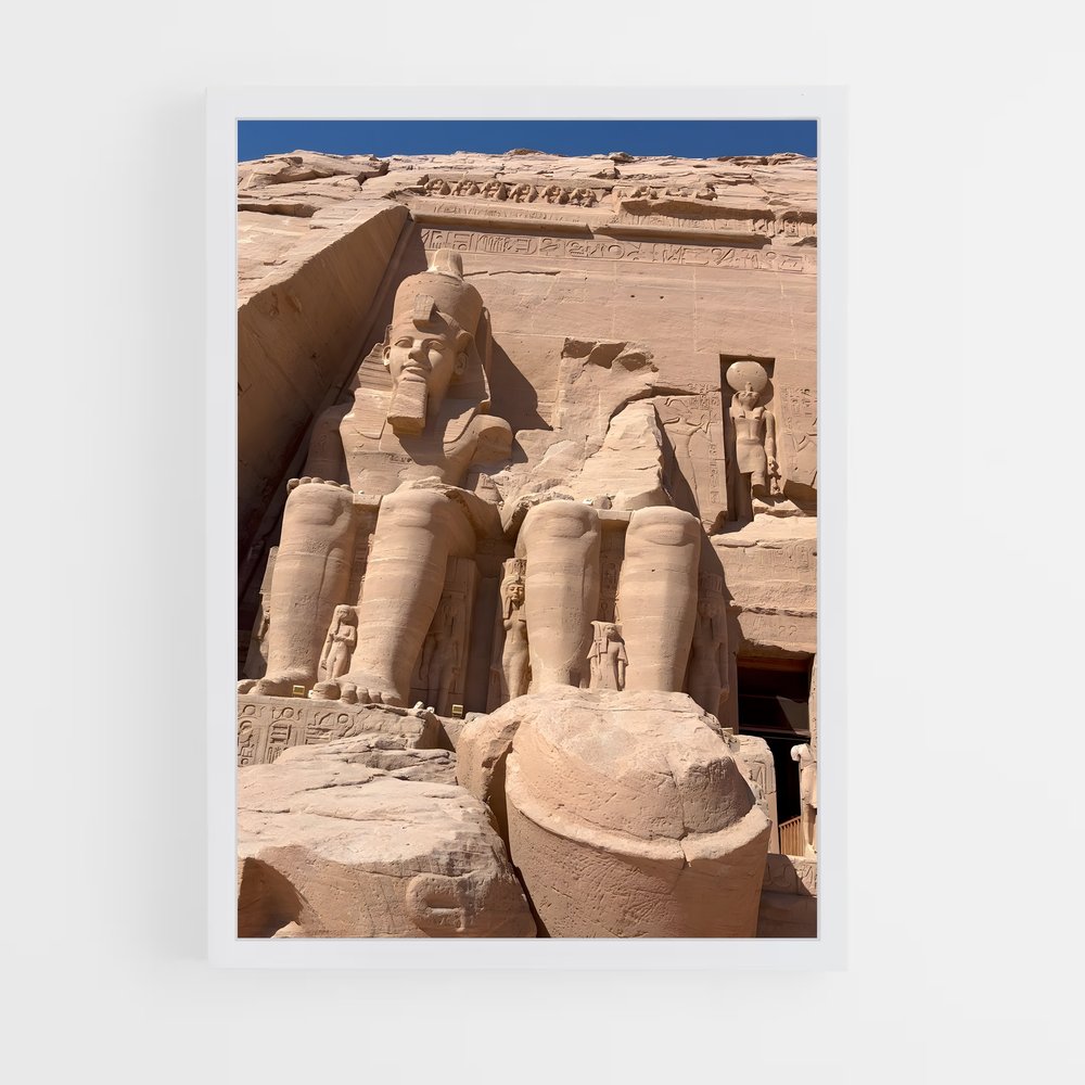 ap-abu simbel temples-4 cadre Blanc