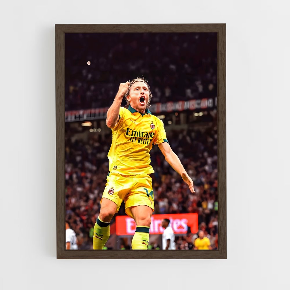 ap-ac milan-14 cadre Bois foncé