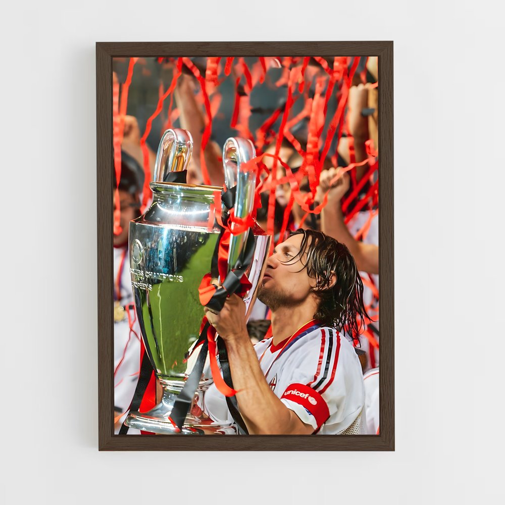 ap-ac milan-15 cadre Bois foncé