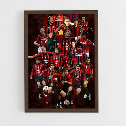 ap-ac milan-7 cadre Bois foncé