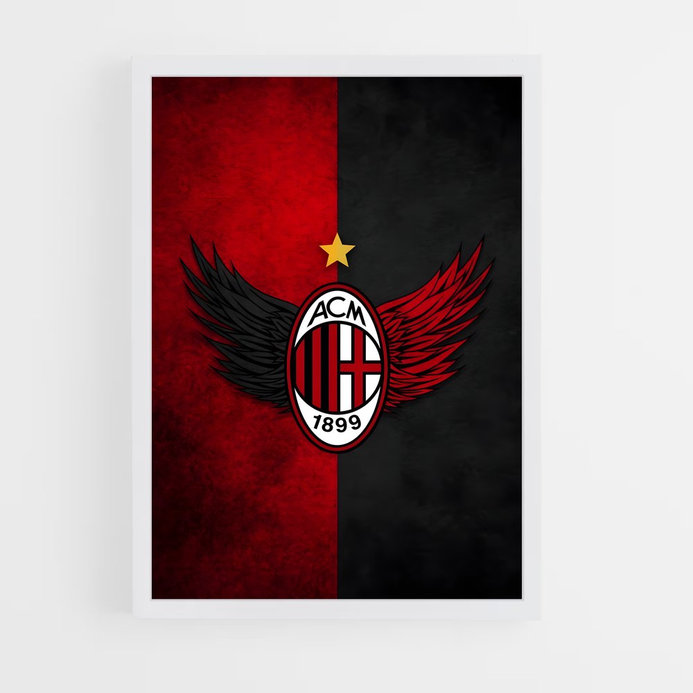 ap-ac milan-8 cadre Blanc