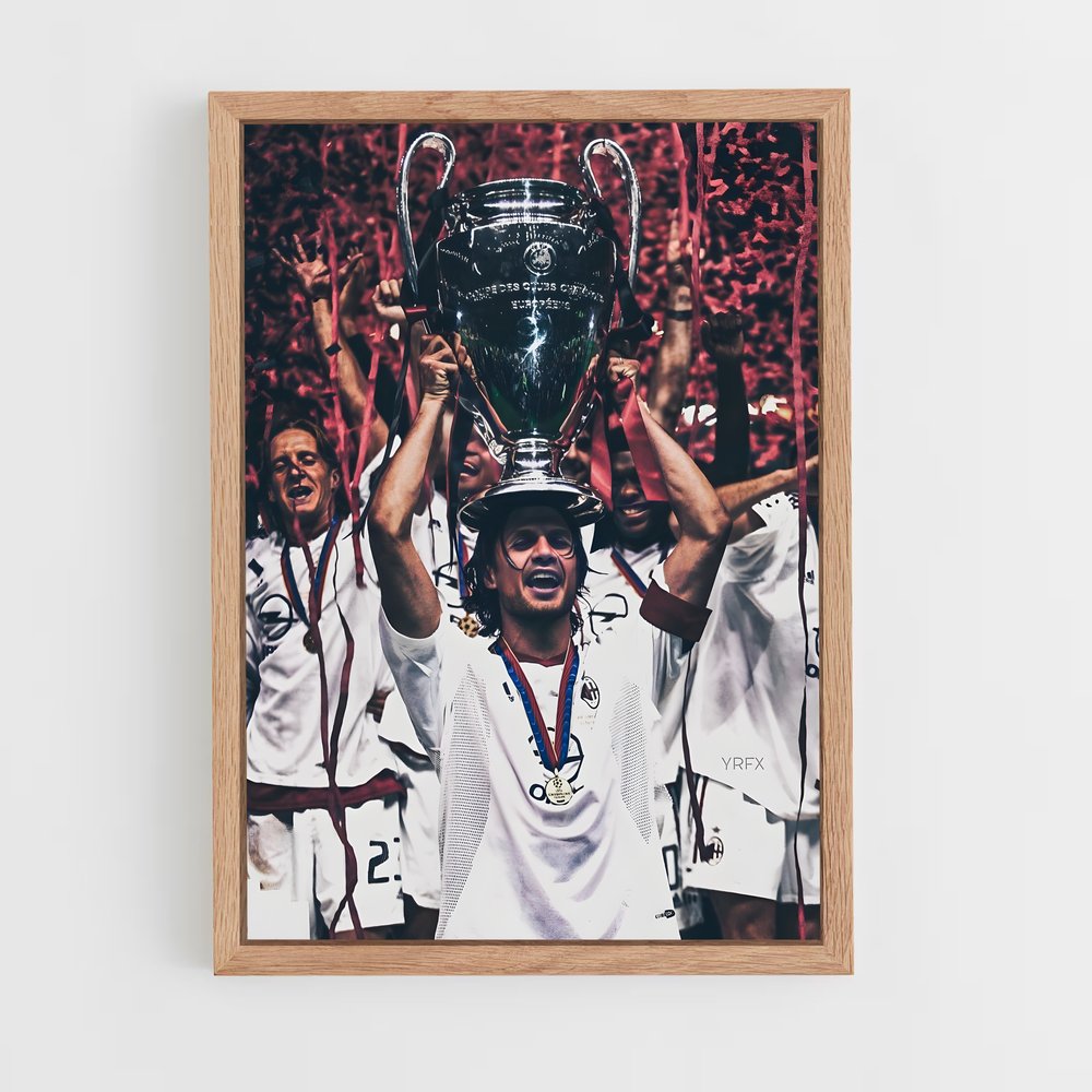 ap-ac milan-9 cadre Bois clair