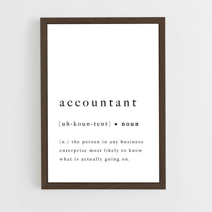 ap-accountant-3 cadre Bois foncé