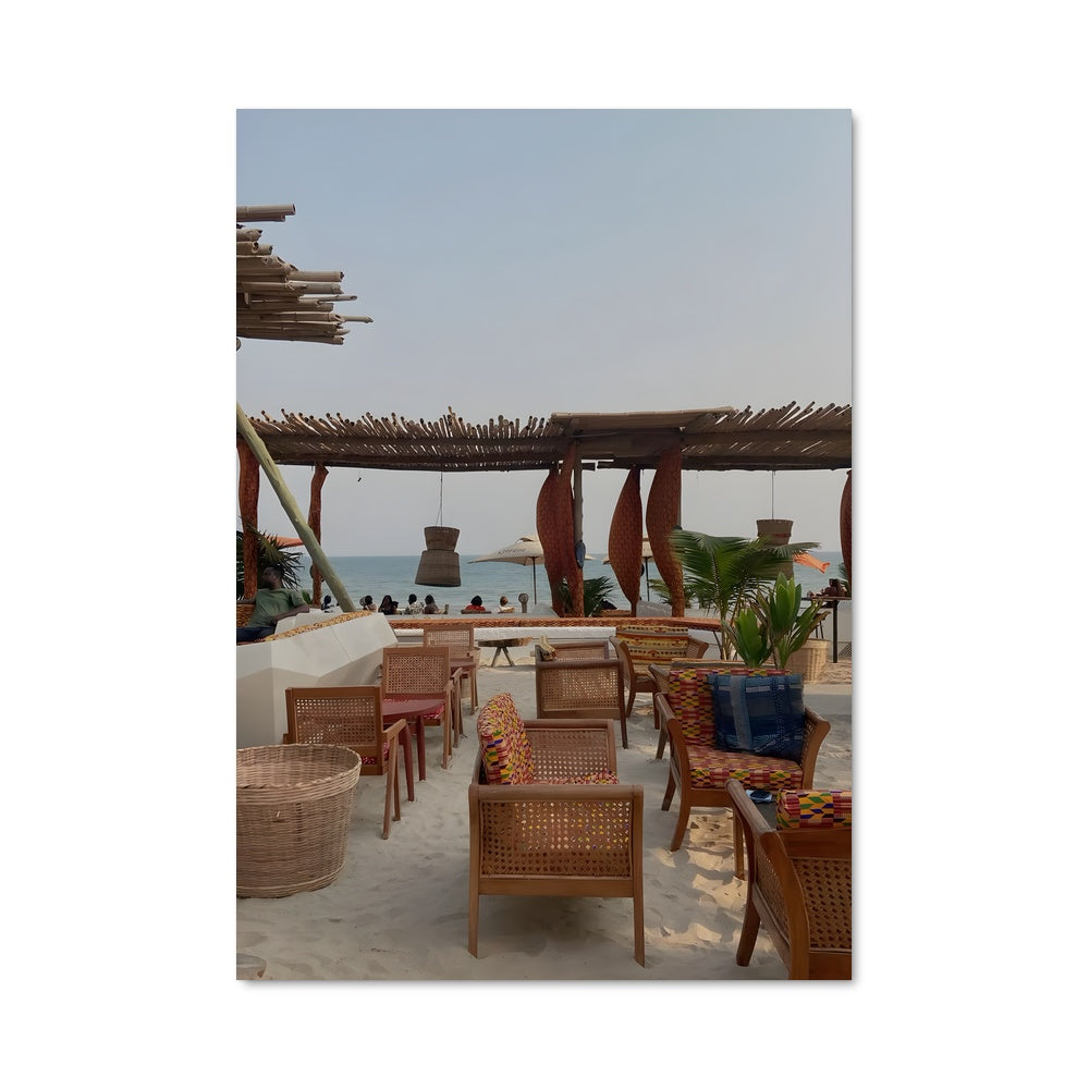 Poster Plage de Détente