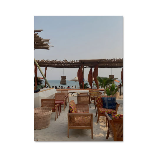 Poster Plage de Détente