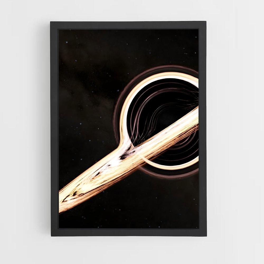 ap-accretion disk-4 cadre Noir