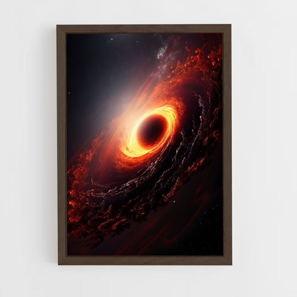 ap-accretion disk-6 cadre Bois foncé