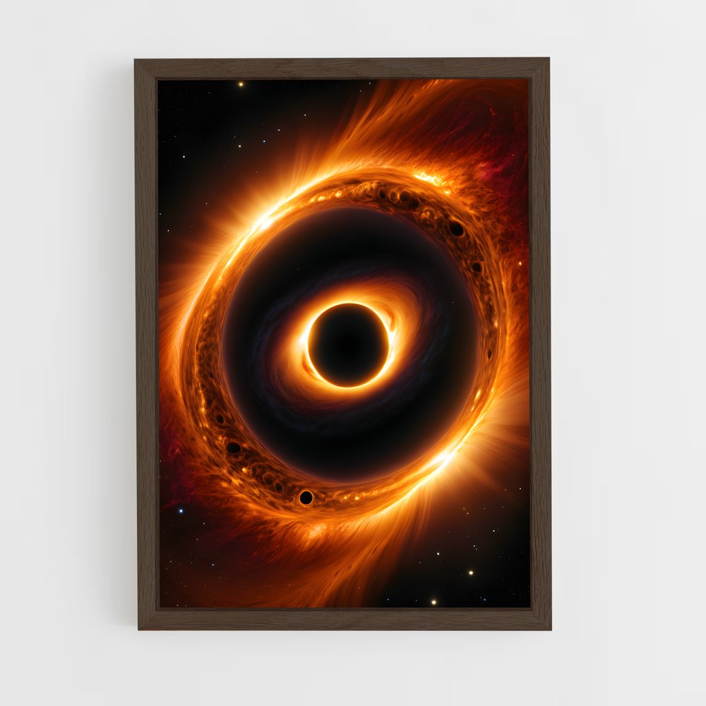 ap-accretion disk-9 cadre Bois foncé