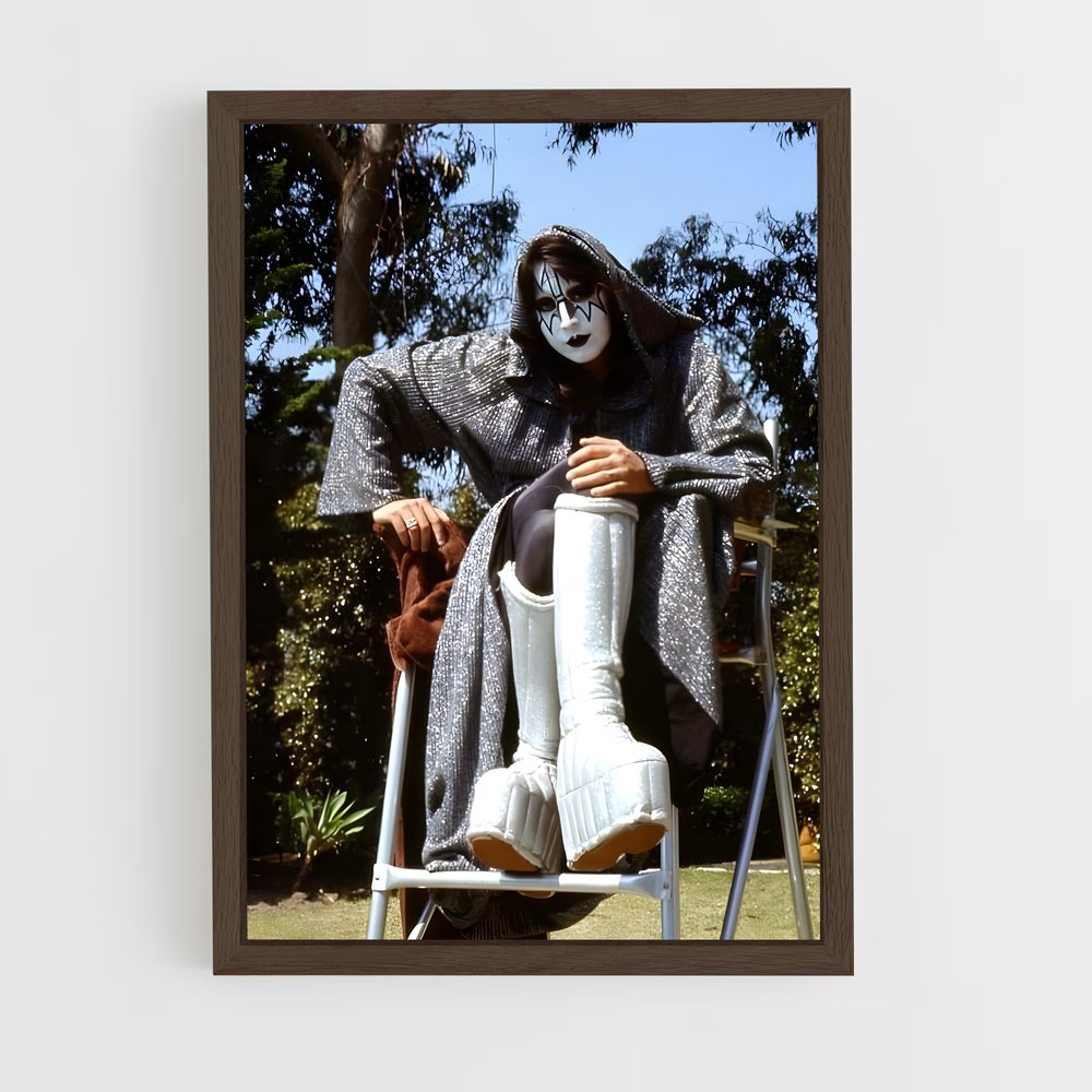 ap-ace frehley-4 cadre Bois foncé