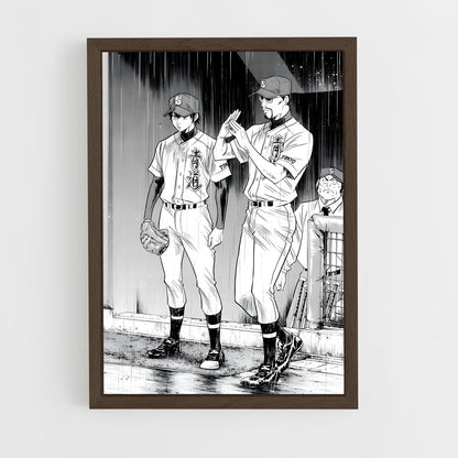 ap-ace of diamond-3 cadre Bois foncé