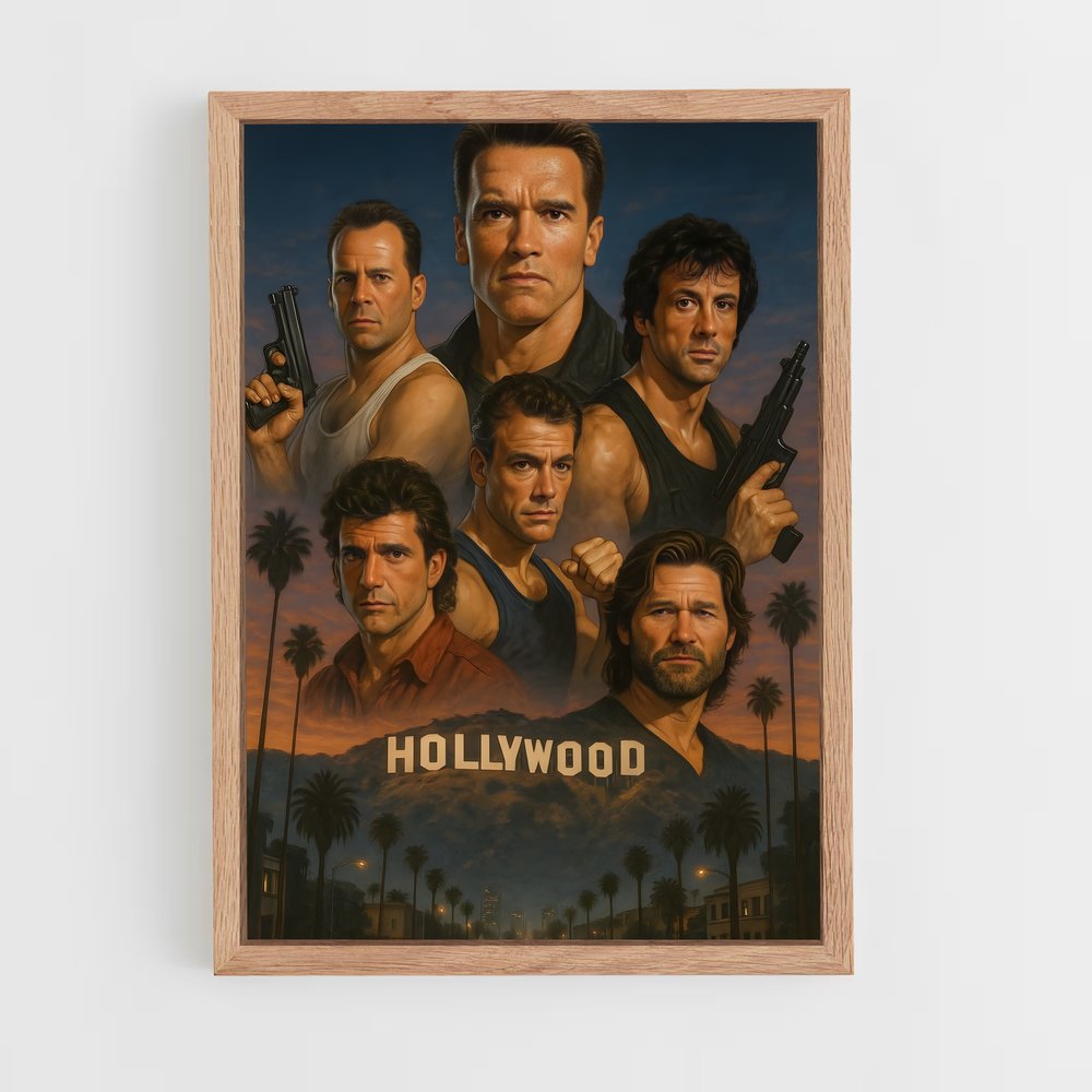 ap-action movie-1 cadre Bois clair