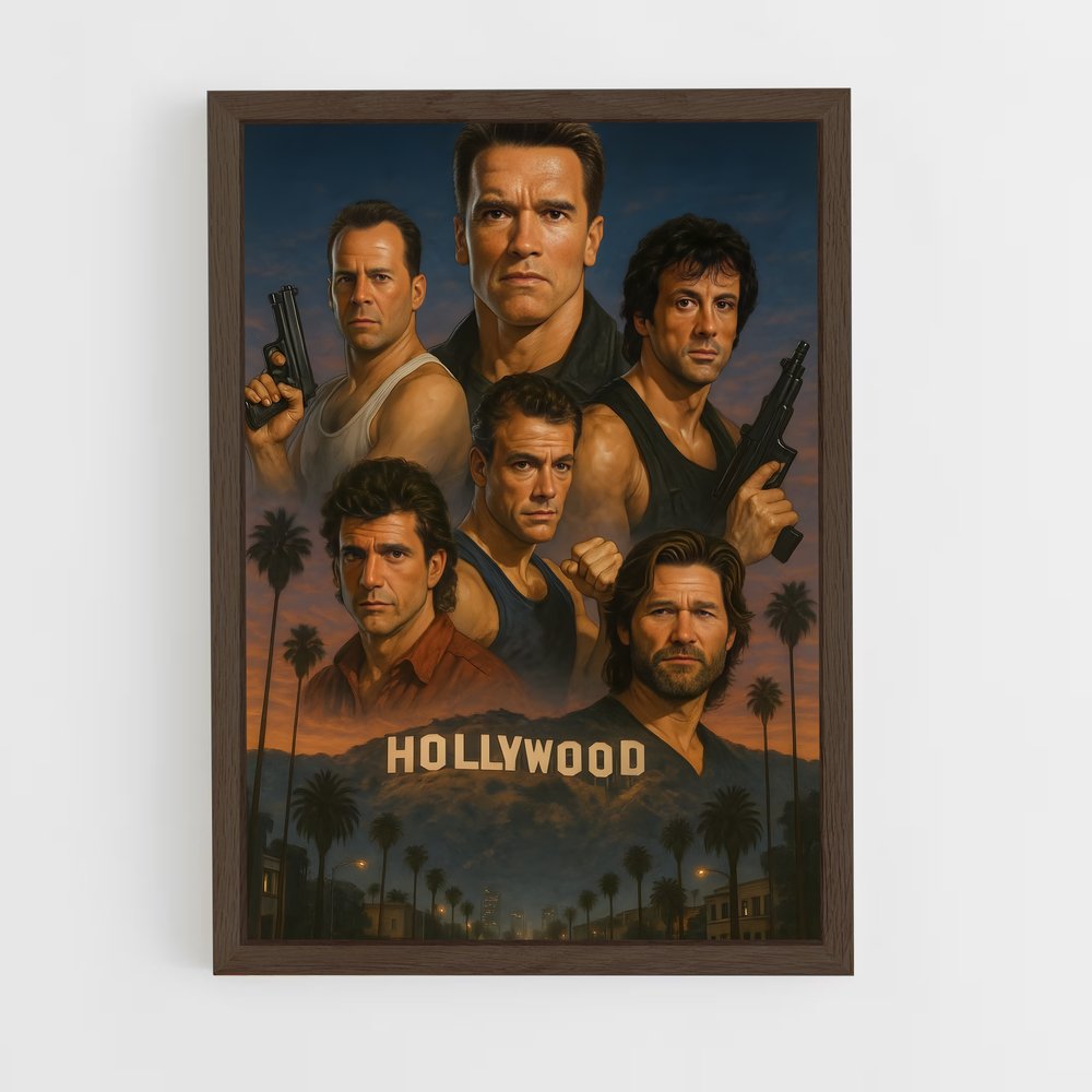 ap-action movie-1 cadre Bois foncé