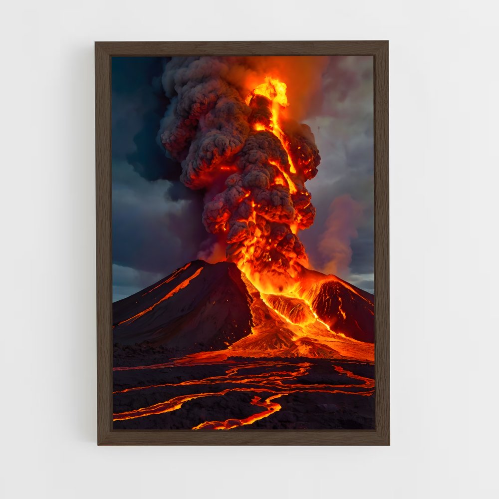 ap-active volcano-11 cadre Bois foncé