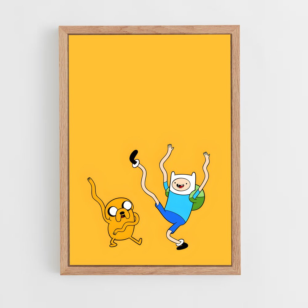 ap-adventure time-10 cadre Bois clair