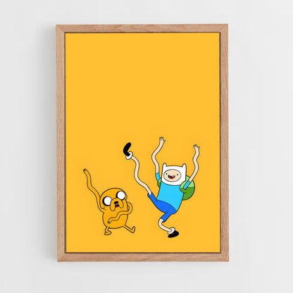 ap-adventure time-10 cadre Bois clair