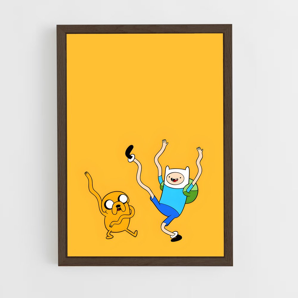 ap-adventure time-10 cadre Bois foncé