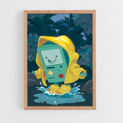 ap-adventure time-11 cadre Bois clair
