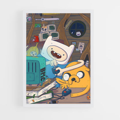 ap-adventure time-12 cadre Blanc
