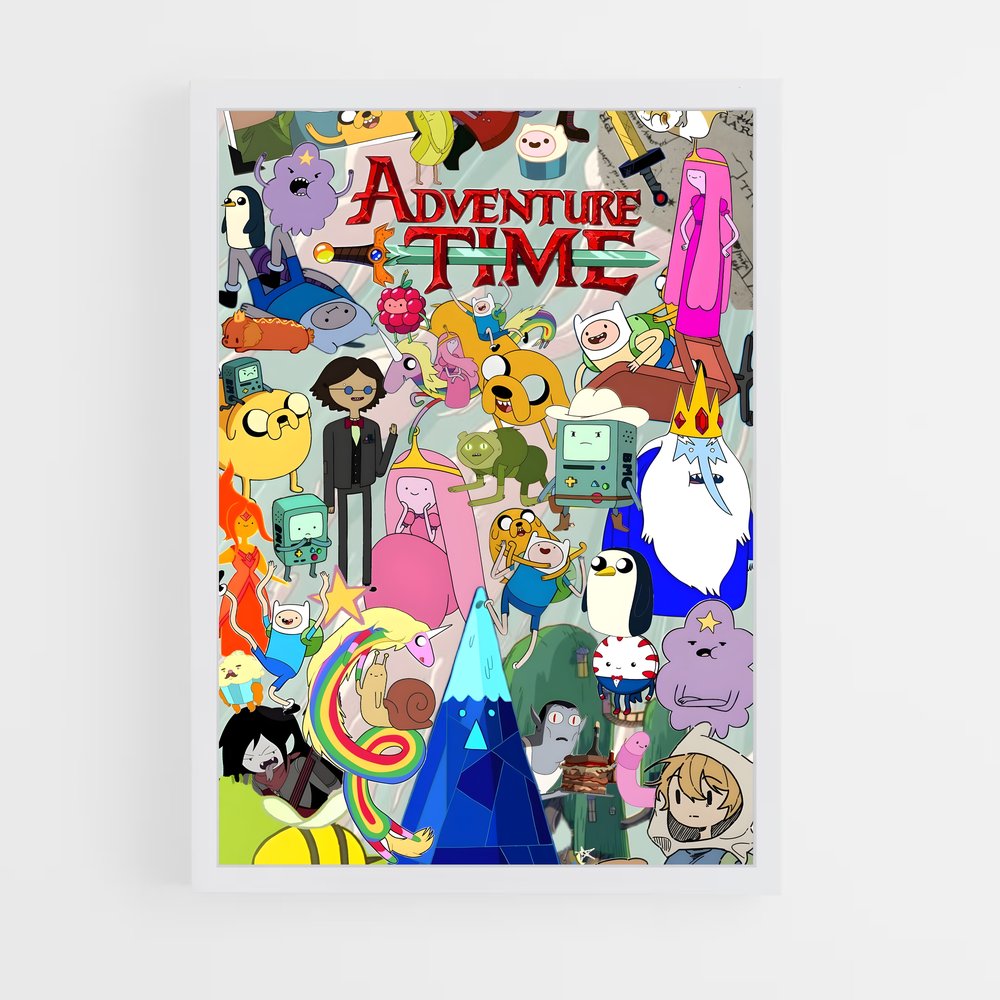 ap-adventure time-6 cadre Blanc