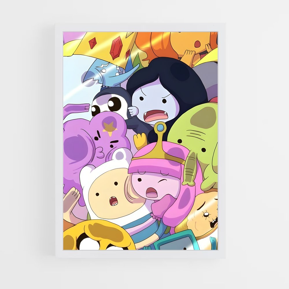 ap-adventure time-9 cadre Blanc